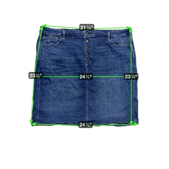 Lane Bryant Denim Skirt size 22‎ - Picture 7 of 7
